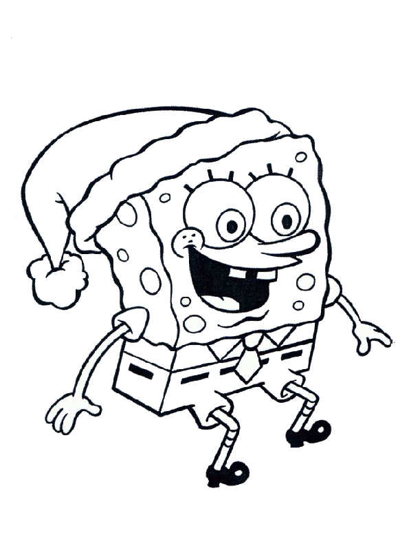 Plansa de colorat cu Spongebob 9 108